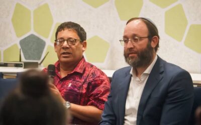 Rabbi Rabin and Ambassador Roi Address PNG-Israel Jewish Council